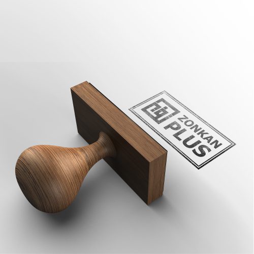 موکاپ تمبر لوگو 9931 (Mockup Stamp Logo)