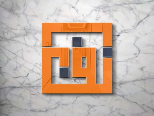 موکاپ لوگو روی سنگ 995 (Logo mockup on stone)