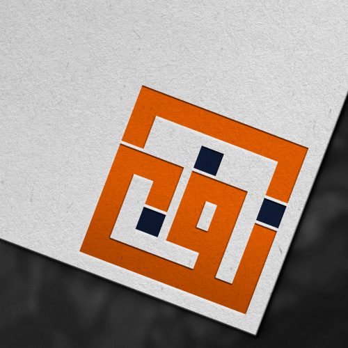 موکاپ لوگو روی کاغذ 9918 (Logo mocap on paper)
