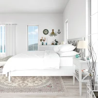 ماکت فرش مدرن به سبک اتاق خواب داخلی 8514 (Modern interior bedroom style carpet mockup)